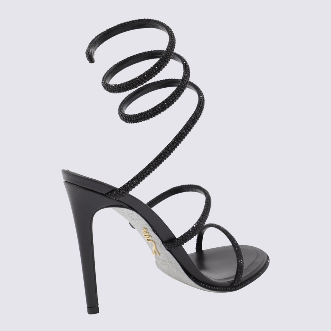 René Caovilla Sandals - Black | 4ed27f96c1db308a834b91d3553477950248dce7