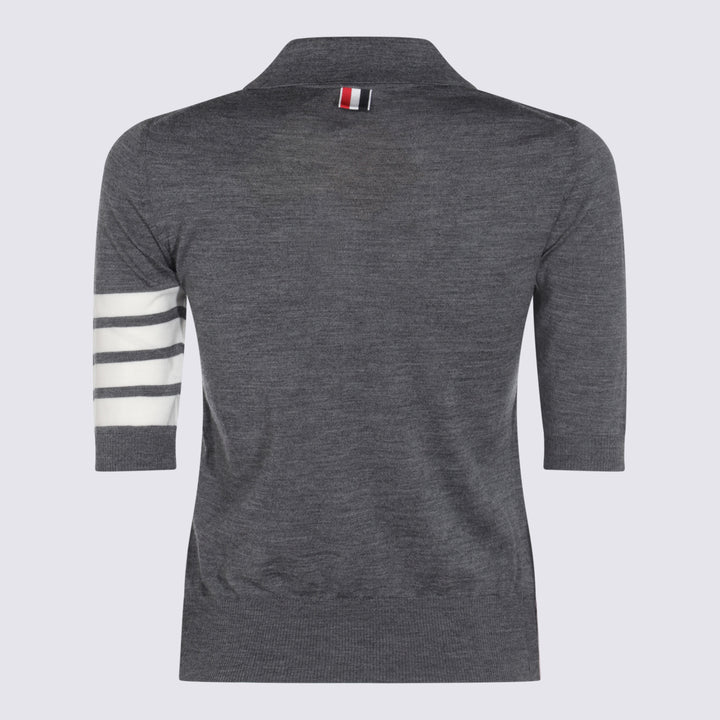 Thom Browne Sweaters - MED GREY | 95cba4a68ebbeb0d6059a917a99aac66c7a1f432