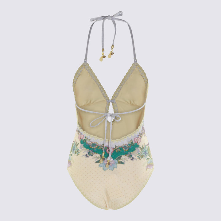 Zimmermann Sea clothing - CREAM SCARF FLORAL | 70fd543c3d7ea0fce3176875f8b3e3385edd58d4
