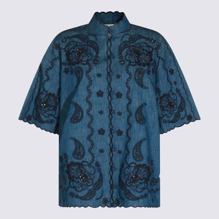 Zimmermann Shirts - RAILWAY BLUE | 716eb1a6f49fde684fea85fd45f301fb8b518c54