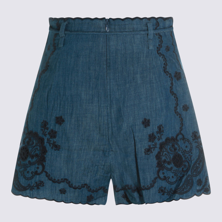Zimmermann Shorts - RAILWAY BLUE | 04bf36e07b7fbd33589c1c6341202aea9f0a33d2