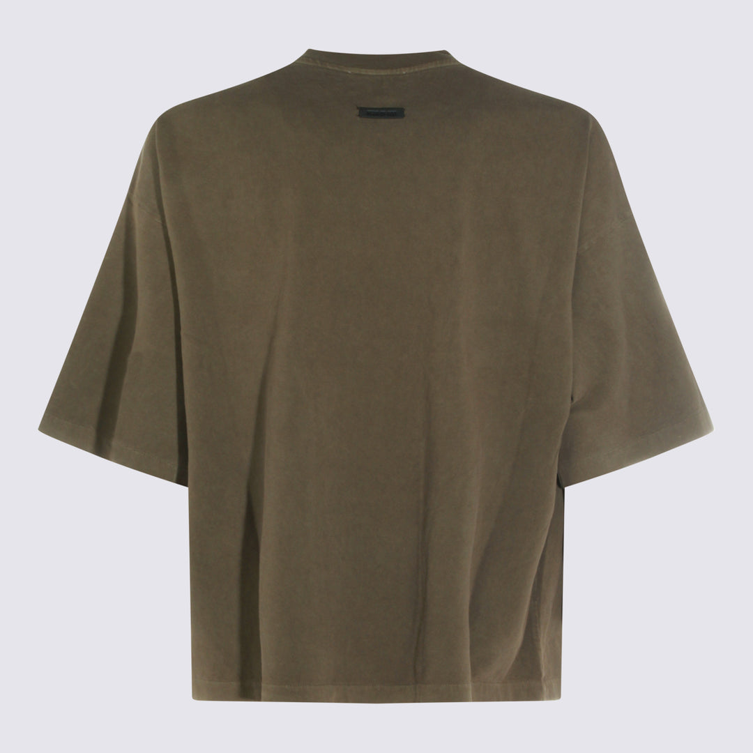 Fear Of God T-shirts and Polos - Brown | 93dccb667b3c0715313169860a740de2f470c5ad