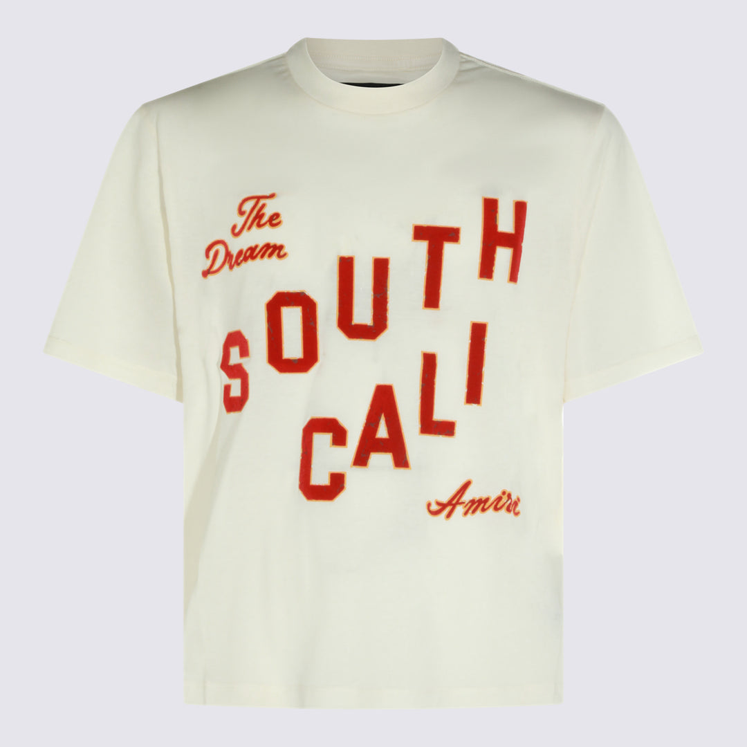 Amiri T-shirts and Polos - IVORY | 0874c2c4dd88feb6fa326b66c3612ae12afe53e4