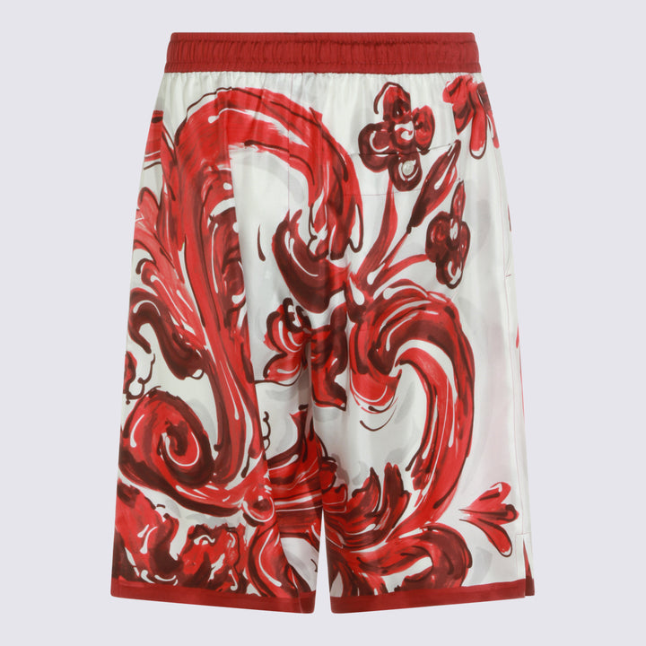 Dolce & Gabbana Shorts - RED-WHITE | ccc8d64c09bd0eb7e7fbc5bb9d02395ad2f0ca9c