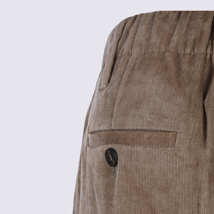 Brunello Cucinelli Trousers - CAPPUCCINO | d8e00f4c814c9652e46ac192771021b7e0259aaf