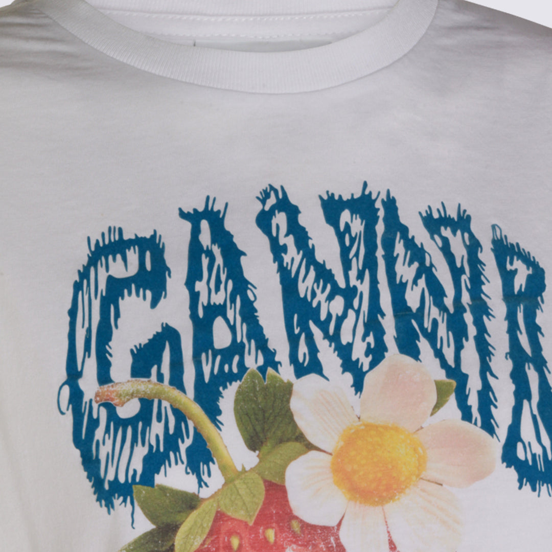 Ganni T-shirts and Polos - Bright White | eaaecb06ef78d0f1d644dbc0579c87c9e07332d1