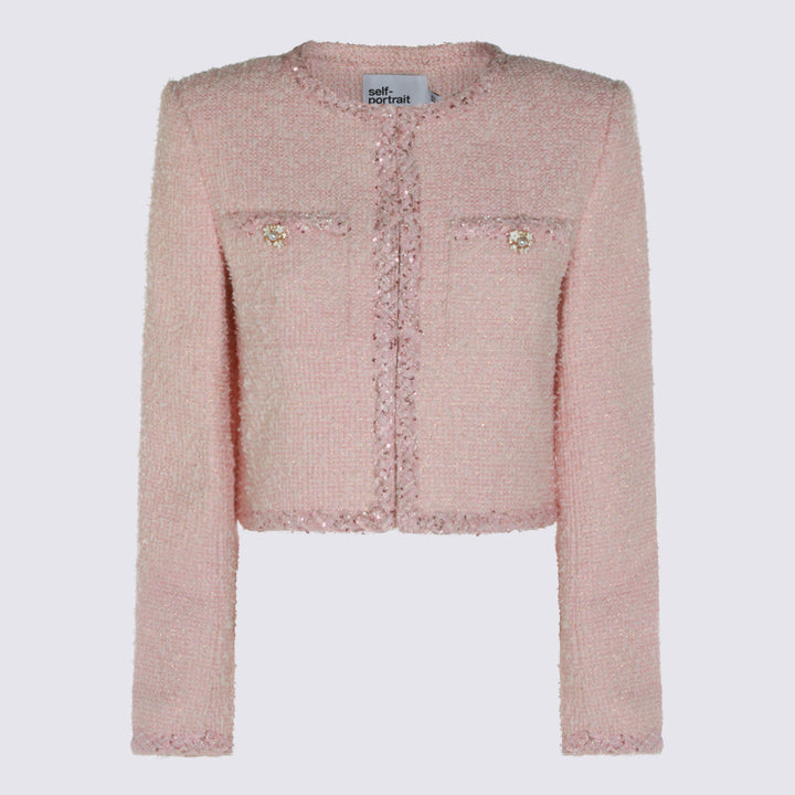 Self-Portrait Jackets - Pink | 4a9dcac1e222e3c5850dd3bd761e1c472bcd529e