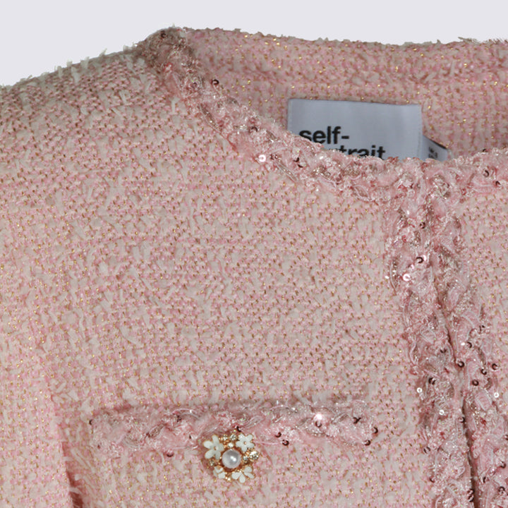 Self-Portrait Jackets - Pink | 4bafda9c567c2615aac5d6a013ff594f5a2f087d