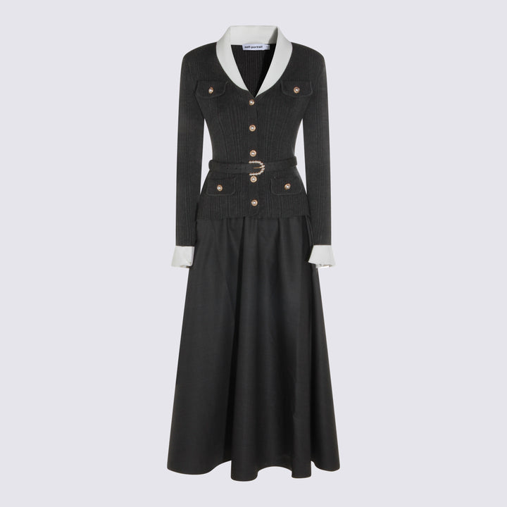 Self-Portrait Dresses - Grey | ba84ba6d108b12ce2cc78add5e4b95b3654f8592