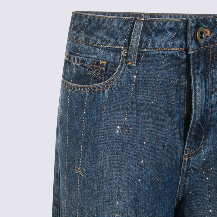 Self-Portrait Jeans - Blue | b74fd9eebd4aa47dfb3ef74488d82fbc265fb818