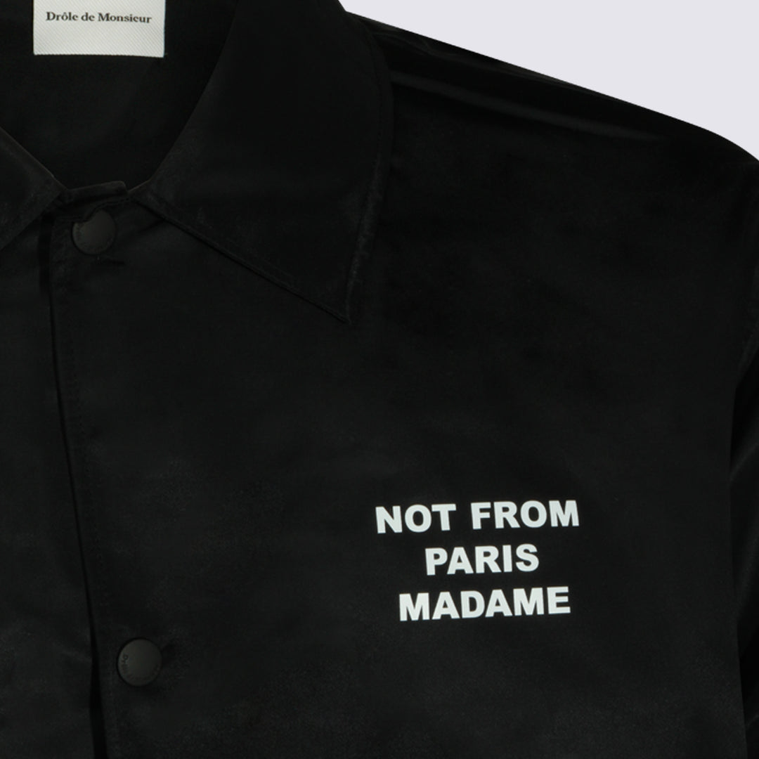 Drole De Monsieur Jackets - Black | 1a865248f618bfc5f216ef2a45b29f8c2faa1727