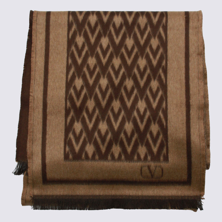 Valentino Garavani Scarfs - Brown | d77e7e73369cbc469ac573c7a4d9effc330cdffc