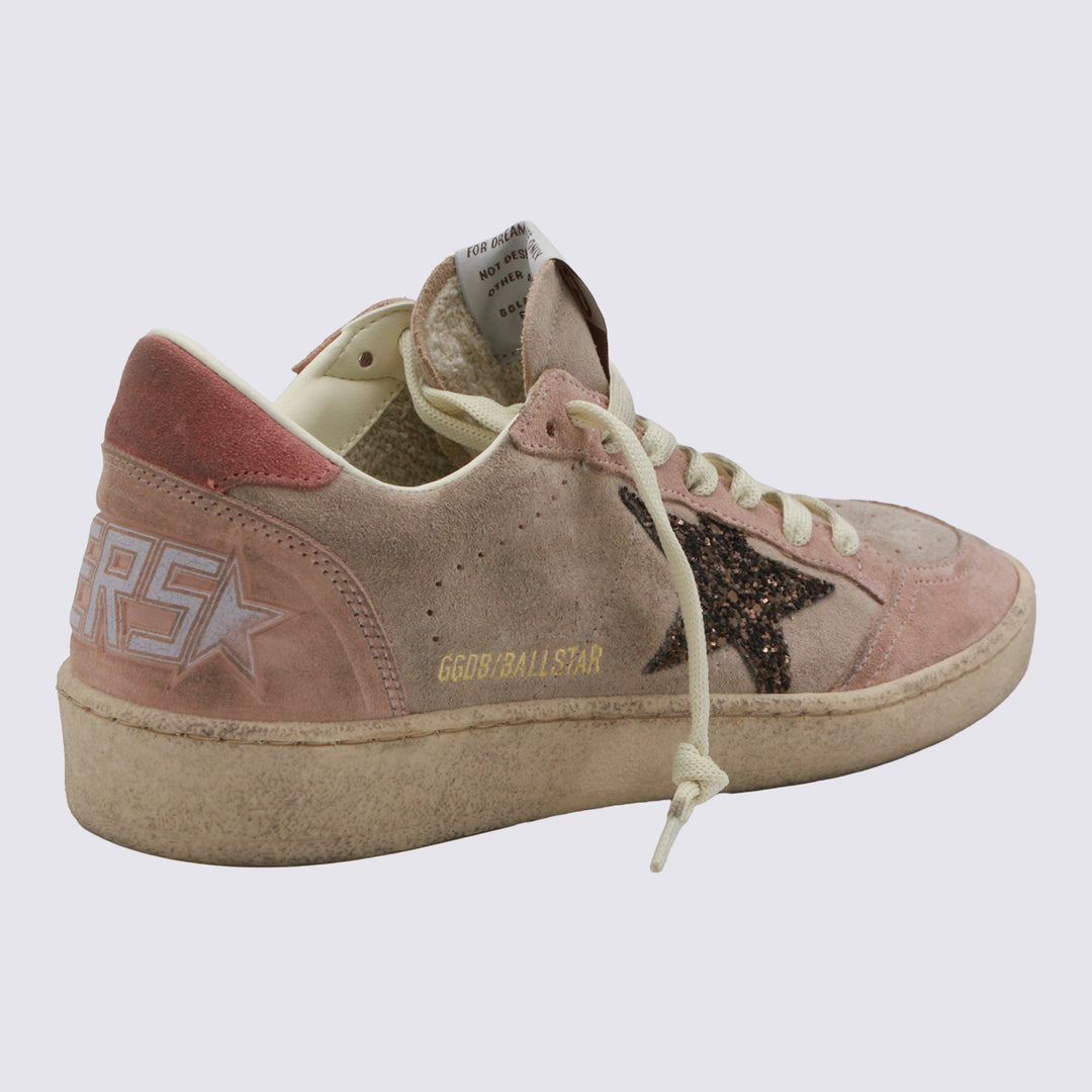 Golden Goose Sneakers - CAMELIA PINK/NUT BROWN | 60ed38750558f258bd9f4e78bfe856fa4b6f87d0