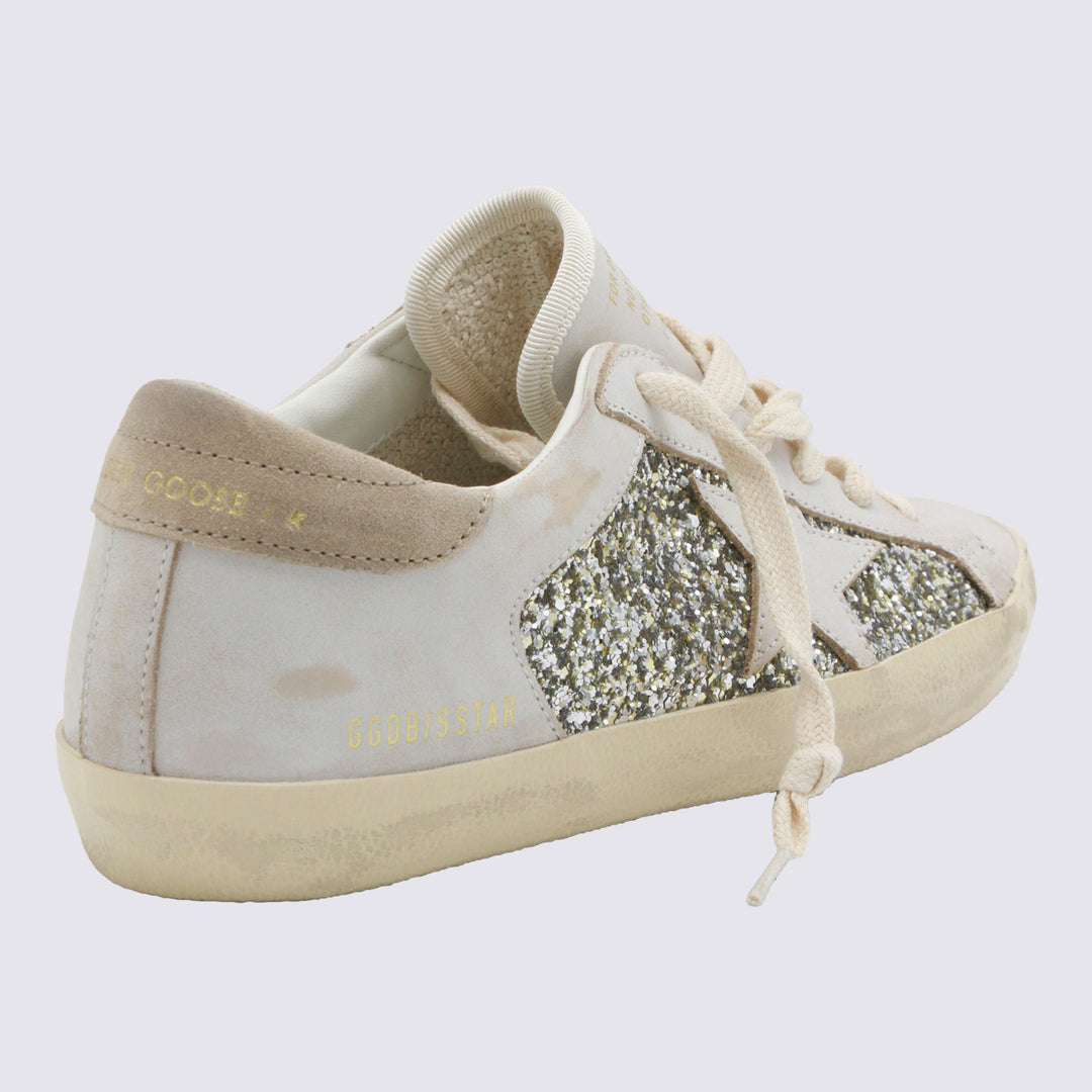Golden Goose Sneakers - WHITE/PLATINUM | 19b68b2ec09d9d2eff455b5d671cd87e3fe420a1