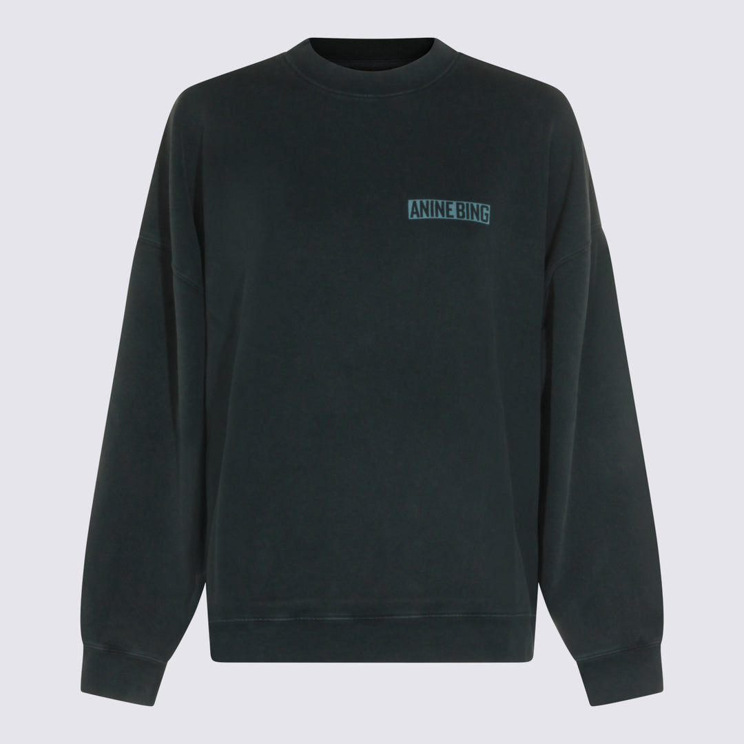 Anine Bing Sweaters - WASHED BLACK | f2787c1f13742ba2ca341d52dc82afc8aaccf0ac