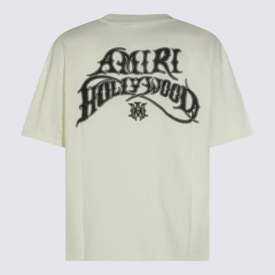 Amiri T-shirts and Polos - IVORY | f1a376d98be4374540359e26d92b58beac31f365