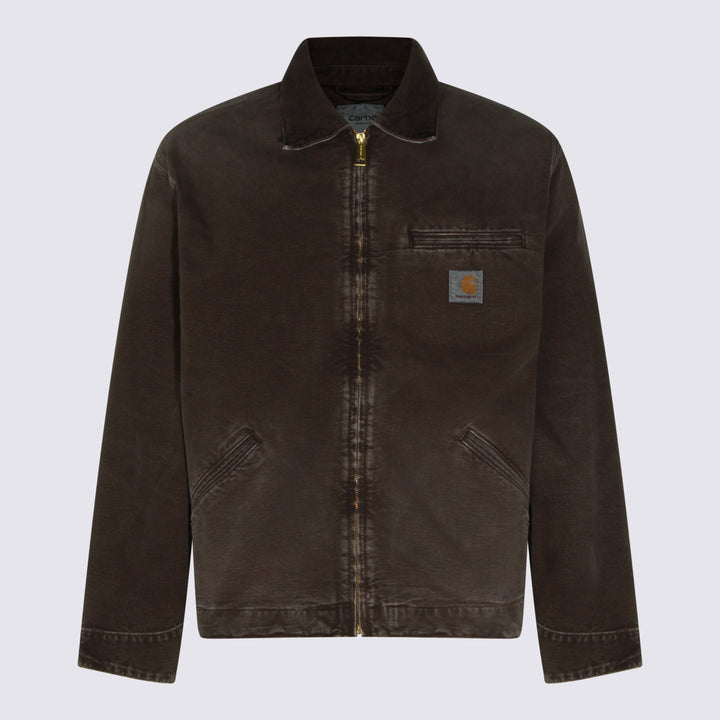 Carhartt Wip Jackets - DESTROY WASH TOBACCO | 47ef12c2d5163cd64643f873029f52288cc07860