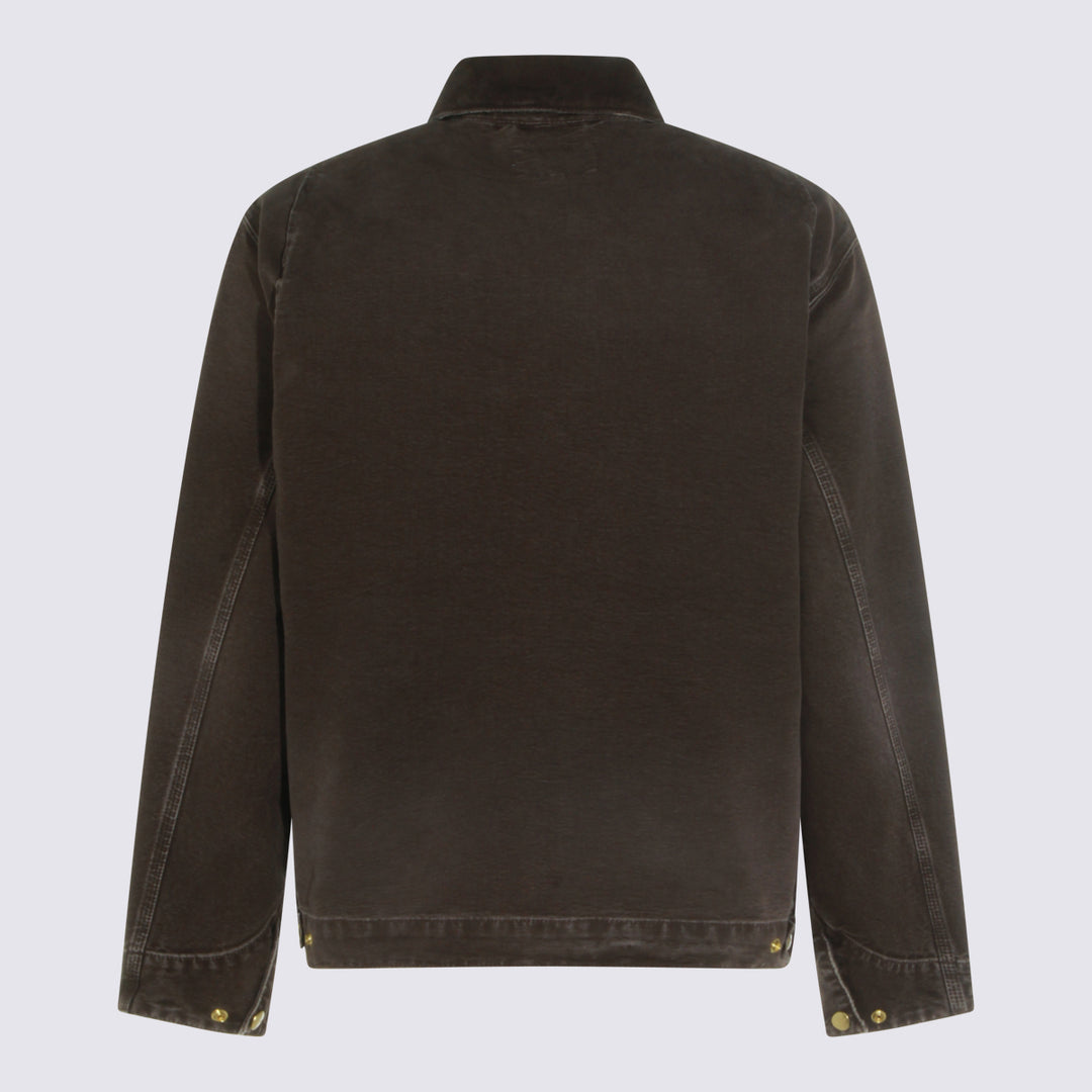 Carhartt Wip Jackets - DESTROY WASH TOBACCO | c0da4d6f62ad551b3730b73f059f324fa9a4d3c1