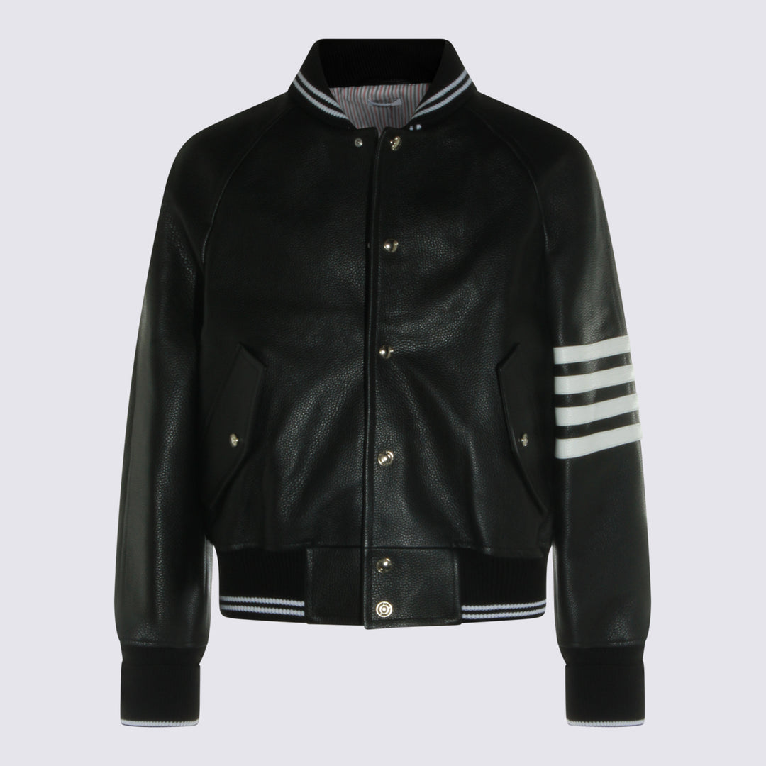 Thom Browne Jackets - Black | f97bfa6b7b7ebcc7e45b53e1fd397f764baf53c5