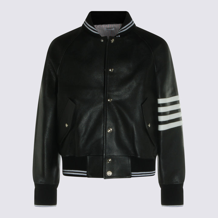 Thom Browne Jackets - Black | f97bfa6b7b7ebcc7e45b53e1fd397f764baf53c5