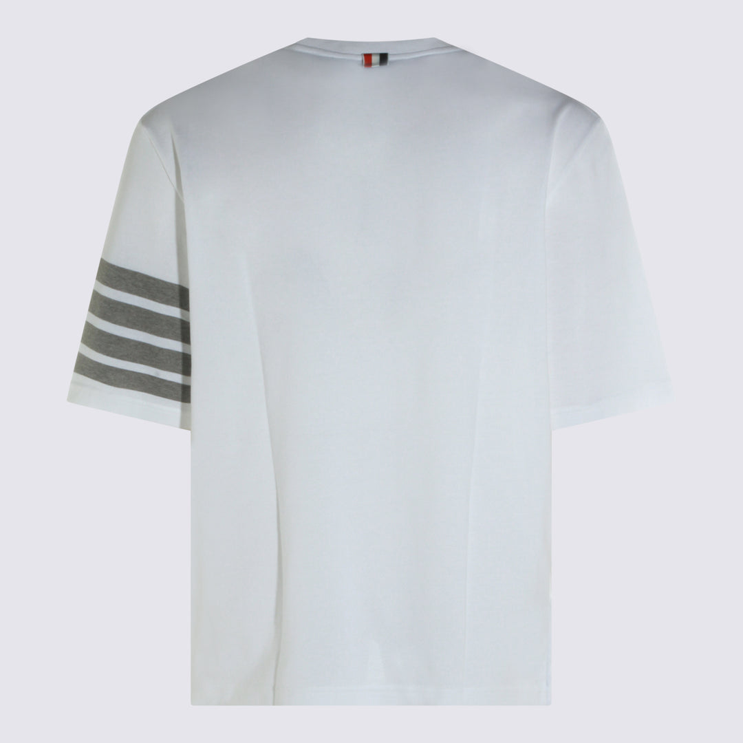 Thom Browne T-shirts and Polos - White | 6417cc51db35ed554040f2e03f2e72b02884a252