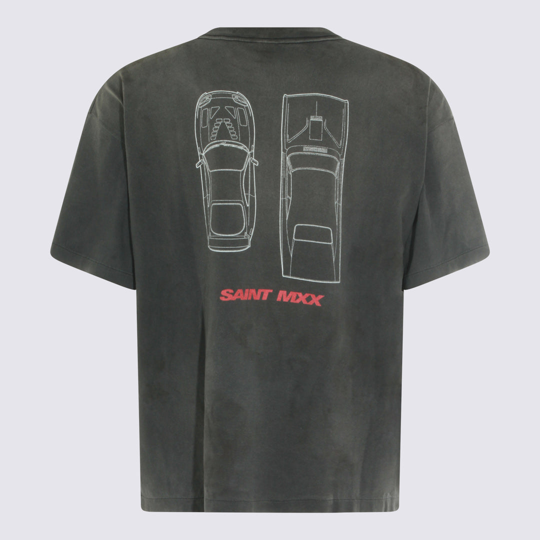 Saint Mxxxxxx T-shirts and Polos - Black | 2b205bd726c3d92322105cdd635851deaba6915f