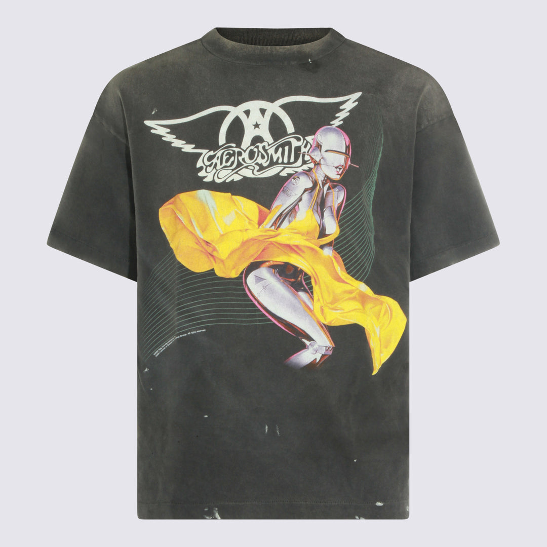 Saint Mxxxxxx T-shirts and Polos - Black | cdc7137eaecd08e7e31460338734580813a04659