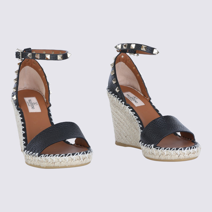 Valentino Garavani Flat shoes - NERO/LIGHT CUIR/NATURALE | 070afe70d4b3de3d9821b1dde7dab16b32c3ce17