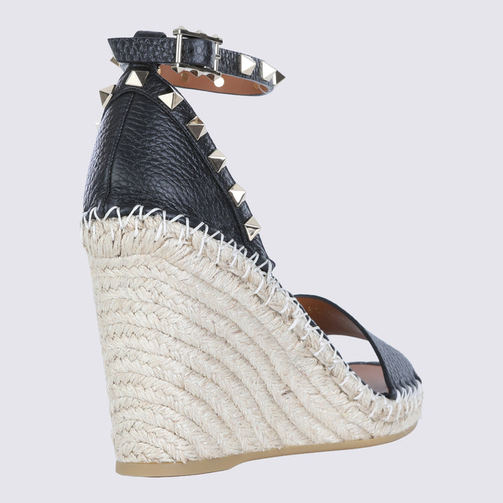 Valentino Garavani Flat shoes - NERO/LIGHT CUIR/NATURALE | 7d87d66e0b993068e509ccfd8a47accfb1676f9a