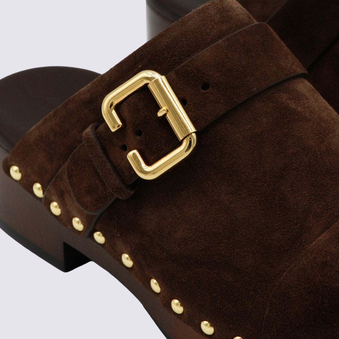 Chloè Sandals - CHOCOLATE BROWN | c759fc25e8d6dc4619363e2e9e39ab54c5299a86
