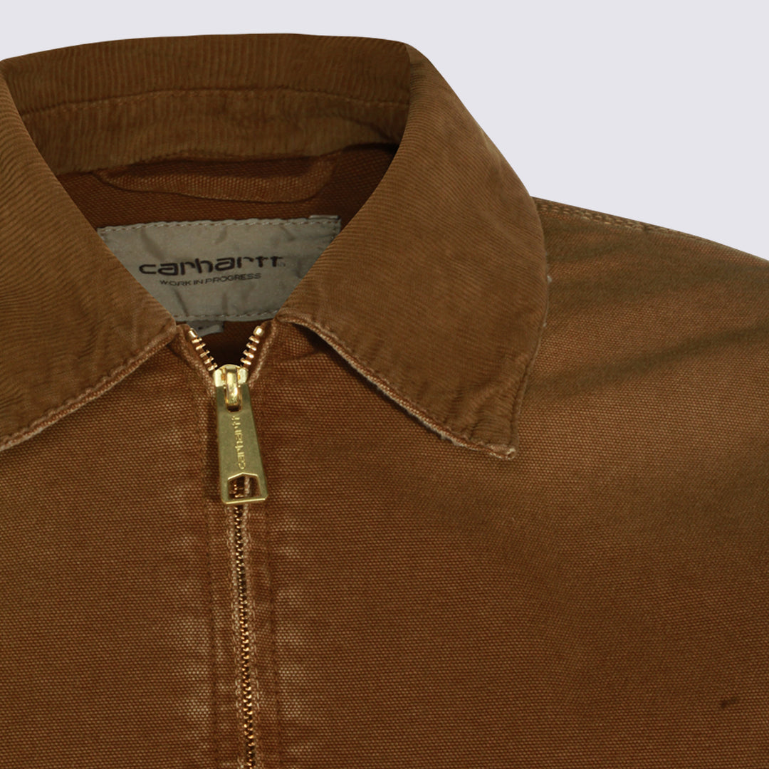 Carhartt Wip Jackets - HAMILTON BROWN | 2592f1ca2ee4b71752792e9c84055decb2da6755