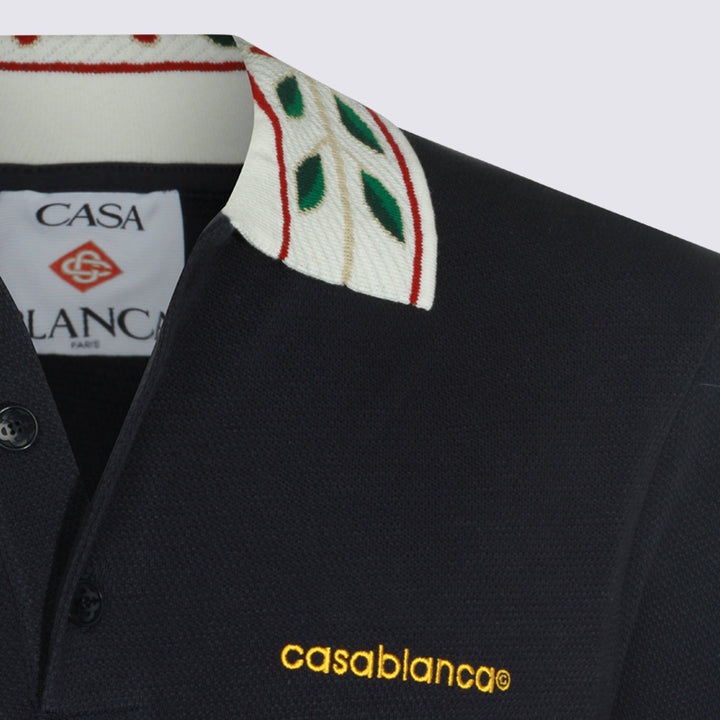 Casablanca T-shirts and Polos - Navy | f77107d326cb6823dc36467742e917c7e1635871