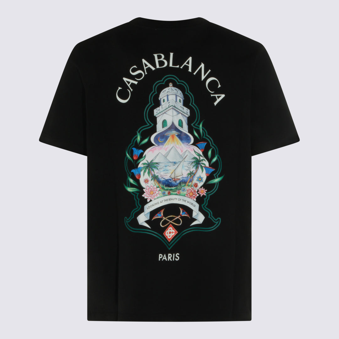 Casablanca T-shirts and Polos - Black | 7d647a9d182cfa4b6bb9a6b2288d4d7530112dd6