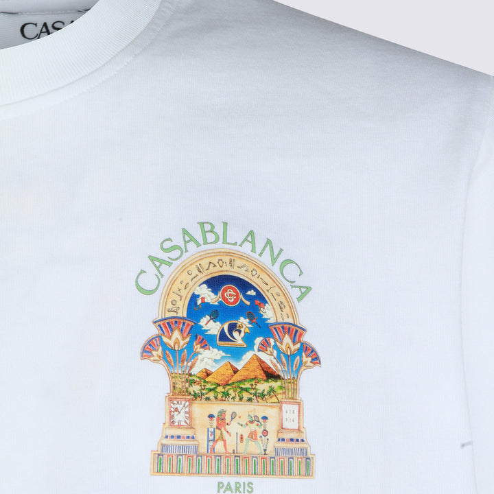 Casablanca T-shirts and Polos - White | 08ee6ee1d45def0ba1415bf115232123f66ed727