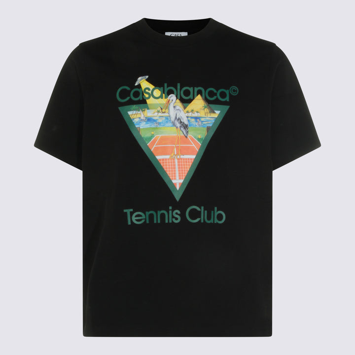 Casablanca T-shirts and Polos - Black | 99d07732ba05a24e82e6b24076f1101d35b23946