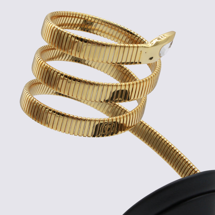 René Caovilla Sandals - Black/gold | 9c4cd934efa9da4bc6eeddb6e56a01bdb82540f0