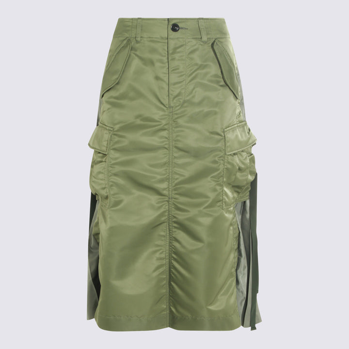 Sacai Skirts - Khaki | 2446a6e8fdf7dafd58085e205bdd7be6d04e28ae
