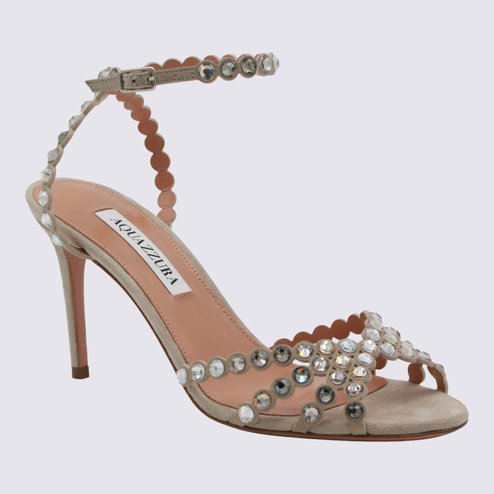 Aquazzura Sandals - Stone | cd63cc9d3d7b1220982c4f038d426aeaa8a8dd74