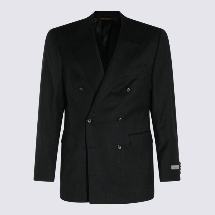 Canali Dresses - Dark grey | 707dc114fe9605dcf3b4e315c7761db8aa73ab6e