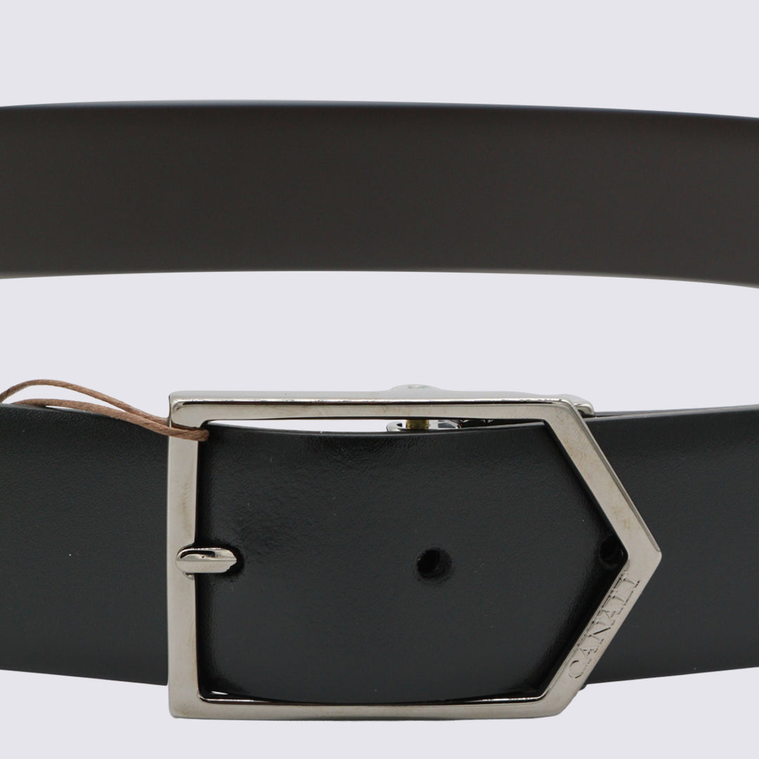 Canali Belts - Black | 434057b56539c350cd996b73b95070911024c92a