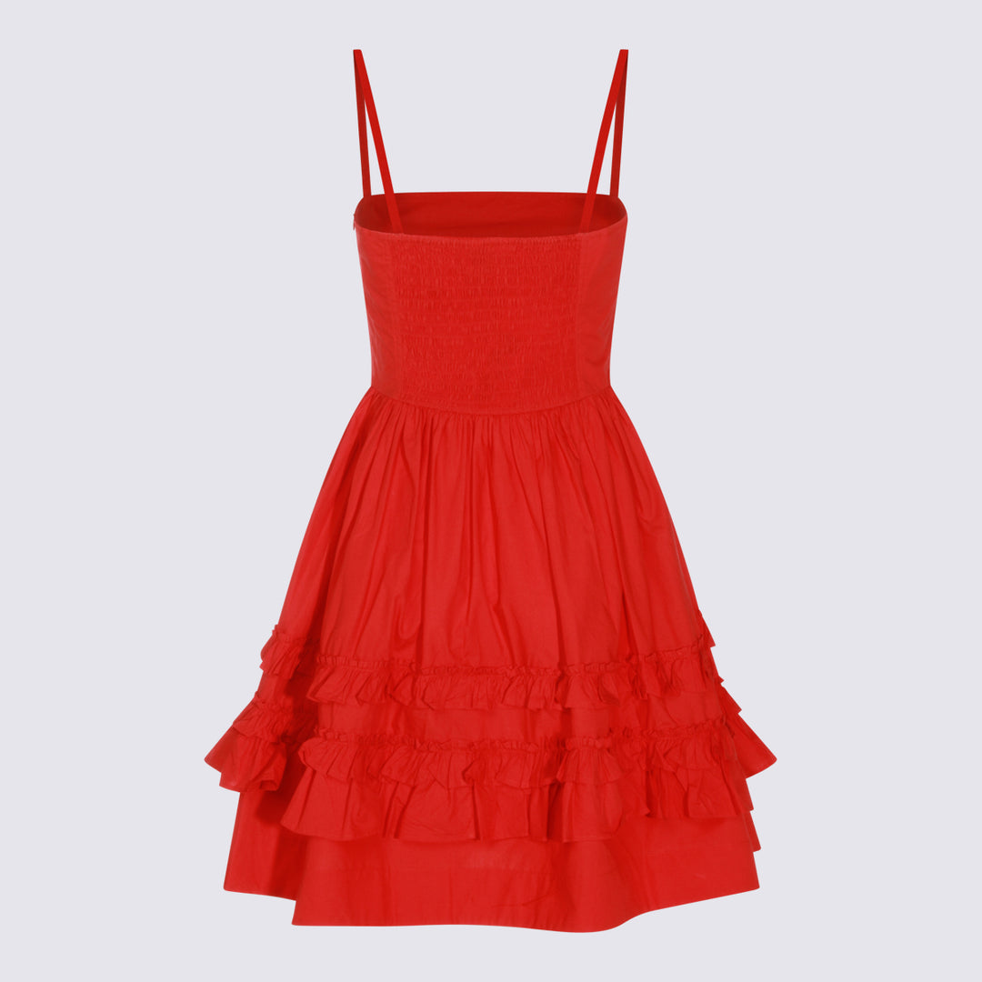 Ganni Dresses - RACING RED | 2e7fa23f3d855a93747ac36c2f8a70163348b619