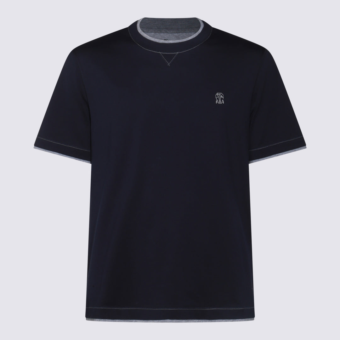 Brunello Cucinelli T-shirts and Polos - Navy | 02a93112d153fd10e93c1c2df29c5cd3bd4b3e50