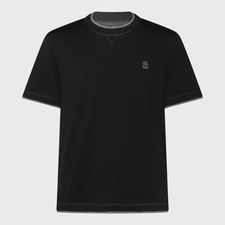 Brunello Cucinelli T-shirts and Polos - Black | 370664465d13cd16c1f1a174cb0a4339271f2934