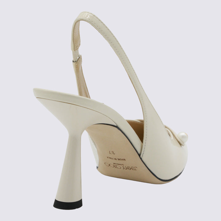 Jimmy Choo With Heel - LATTE/LATTE | 9313aed505e47631537764a44818333803d090e4