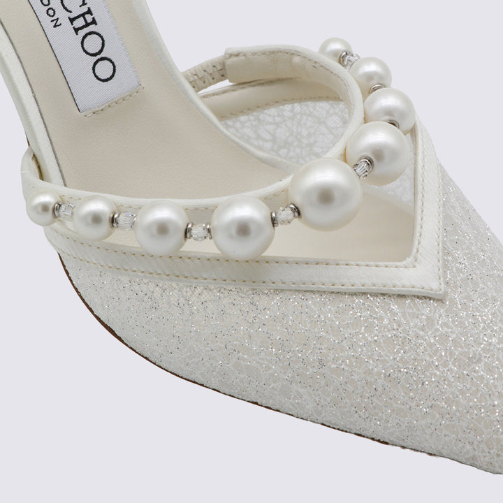 Jimmy Choo With Heel - IVORY/WHITE | adc57aa1596fc7d5e11e6946191f8be9bc0f5703