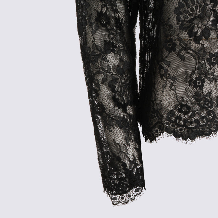Self-Portrait Top - Black | 4dbac93d08e40eab40c4ea94443aff9631f1983b