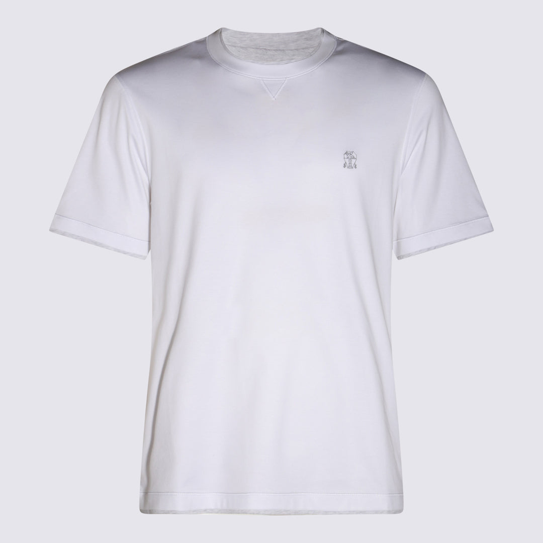 Brunello Cucinelli T-shirts and Polos - White | 922616ada18915b5e894ace9f6e71b3e2c60d740