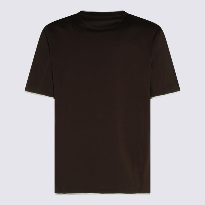 Brunello Cucinelli T-shirts and Polos - Brown | 4cc03e0f7bb075bbf9f40c33cf7a1cfe68d84b1c