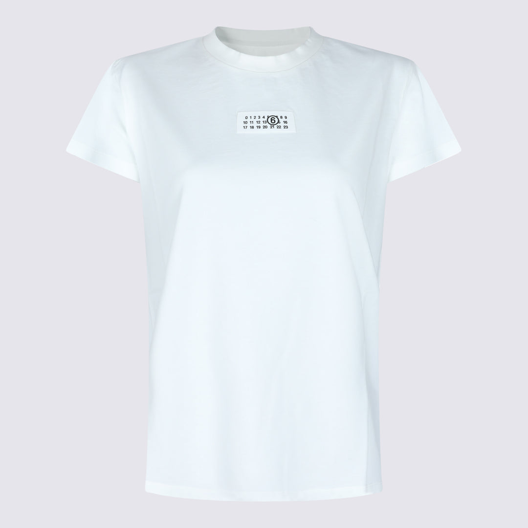 Mm6 Maison Margiela T-shirts and Polos - White | 17aecebfd1ea7377ed5c3e80cbdd8b73d16ed16b