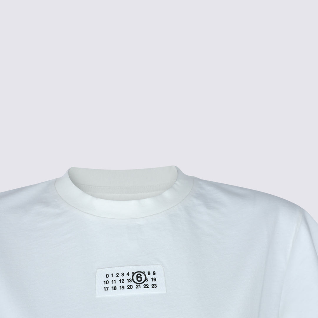 Mm6 Maison Margiela T-shirts and Polos - White | e05c4fd8faea23683e0705b1f76b0bc0f01d893e